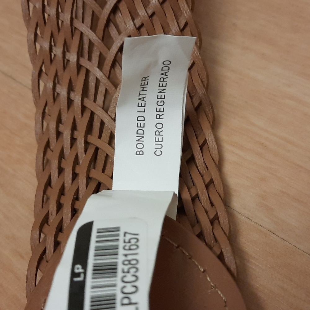 Universal Thread Wide Braided Tan Belt - Picture 8 of 9